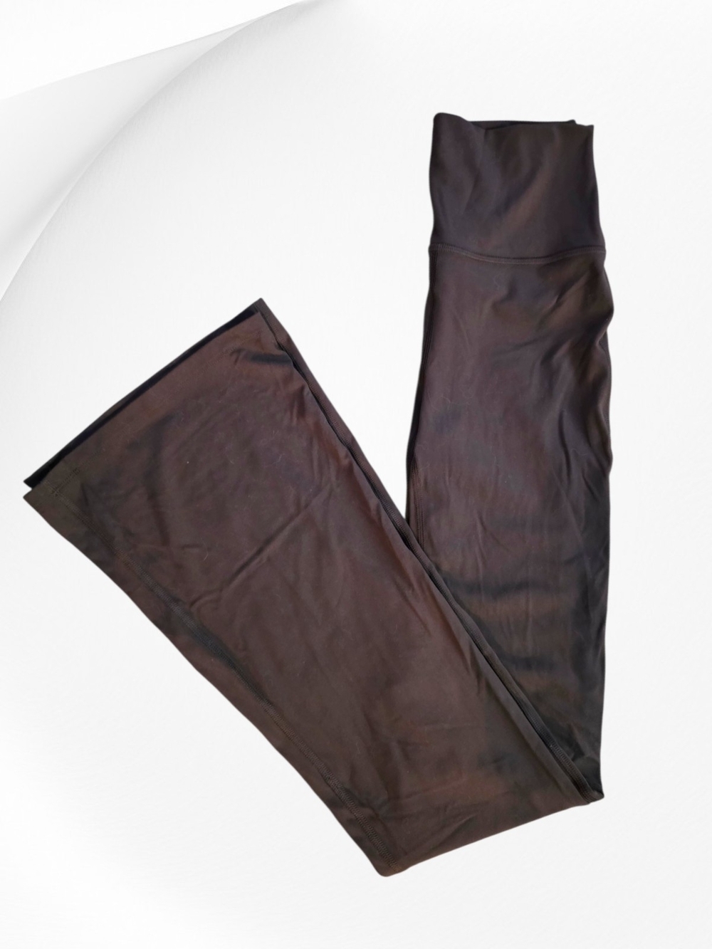 All in Motion Everyday Soft High Rise Full Bell Hem Brown XS - Picture 2 of 5